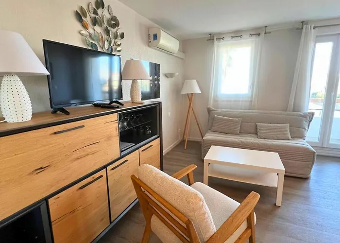 Apartamento Cigales De La - Climatise, Vue Et Parking Le Grau-du-Roi